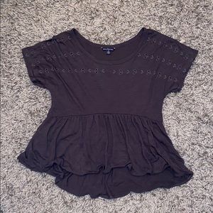 Flowy shortsleeve shirt